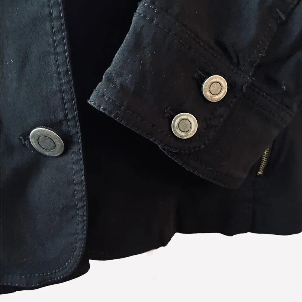 BLACK‎ JACKET WITH ZIPPER ACCENTS BY RENUAR, SZ 10
